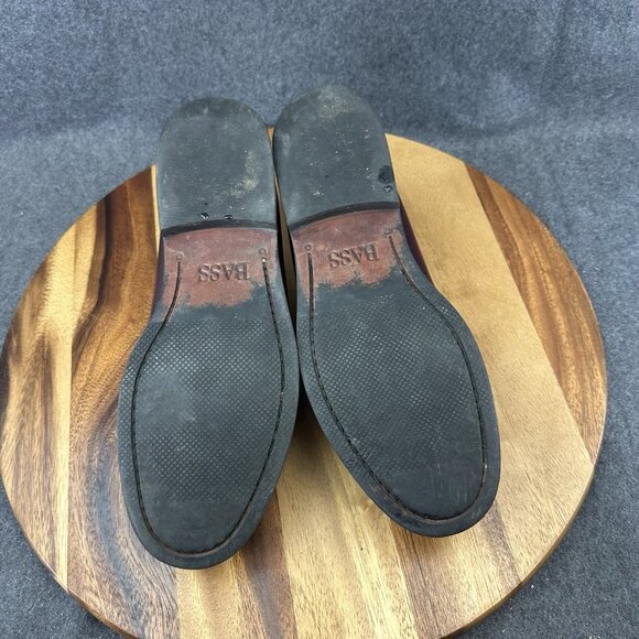 GH Bass Mens Walton Penny Loafer Size 11M Burgundy Leather Slip On Dress Shoe - Picture 9 of 11